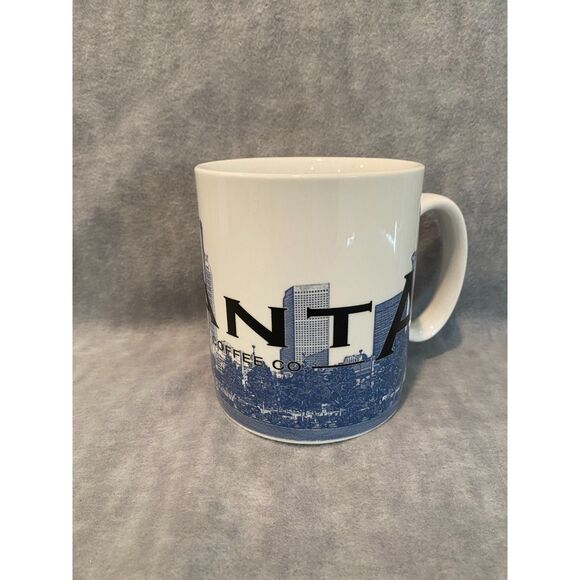 2002 Atlanta Starbucks Coffee Mug Cup Hotlanta Large Skyline Barista Series - Picture 6 of 10
